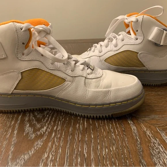 AJF 5/White/Orange Peel Size 9.5 Mens Jordan Force White Orange Peel 5 Men main image 4